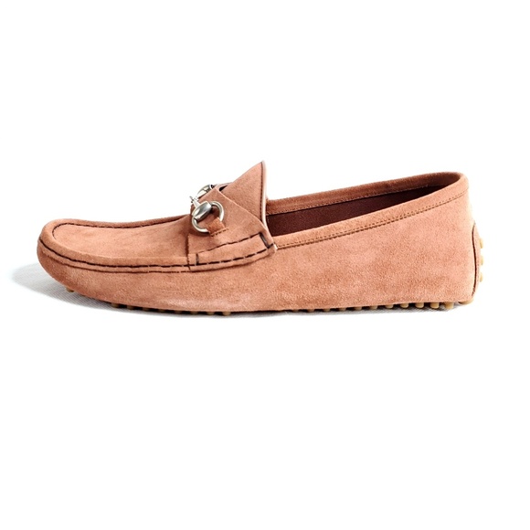 Gucci Other - Gucci Dark Pink Horsebit Slip On Loafers shoes 9